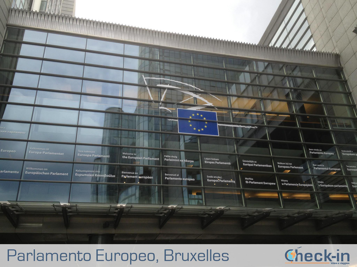 Bruxelles, la sede del Parlamento europeo