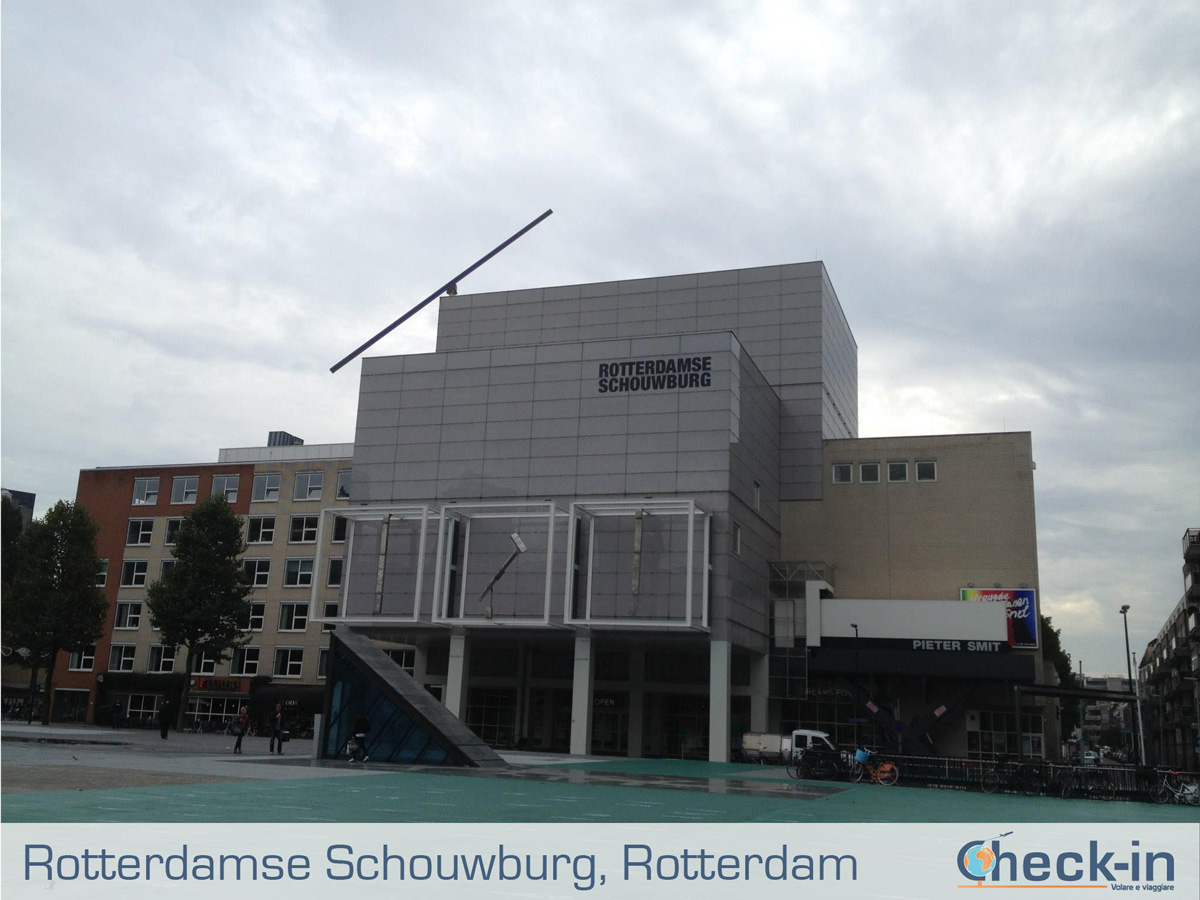 Cosa vedere a Rotterdam in un giorno, il teatro Rotterdamse Schouwburg.