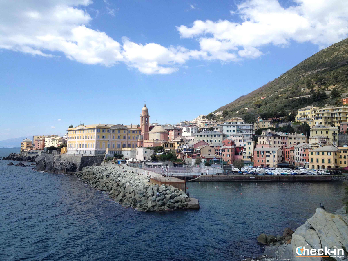 Il porticciolo di Genova Nervi - Luoghi più suggestivi della Liguria (costa Italia settentrionale)