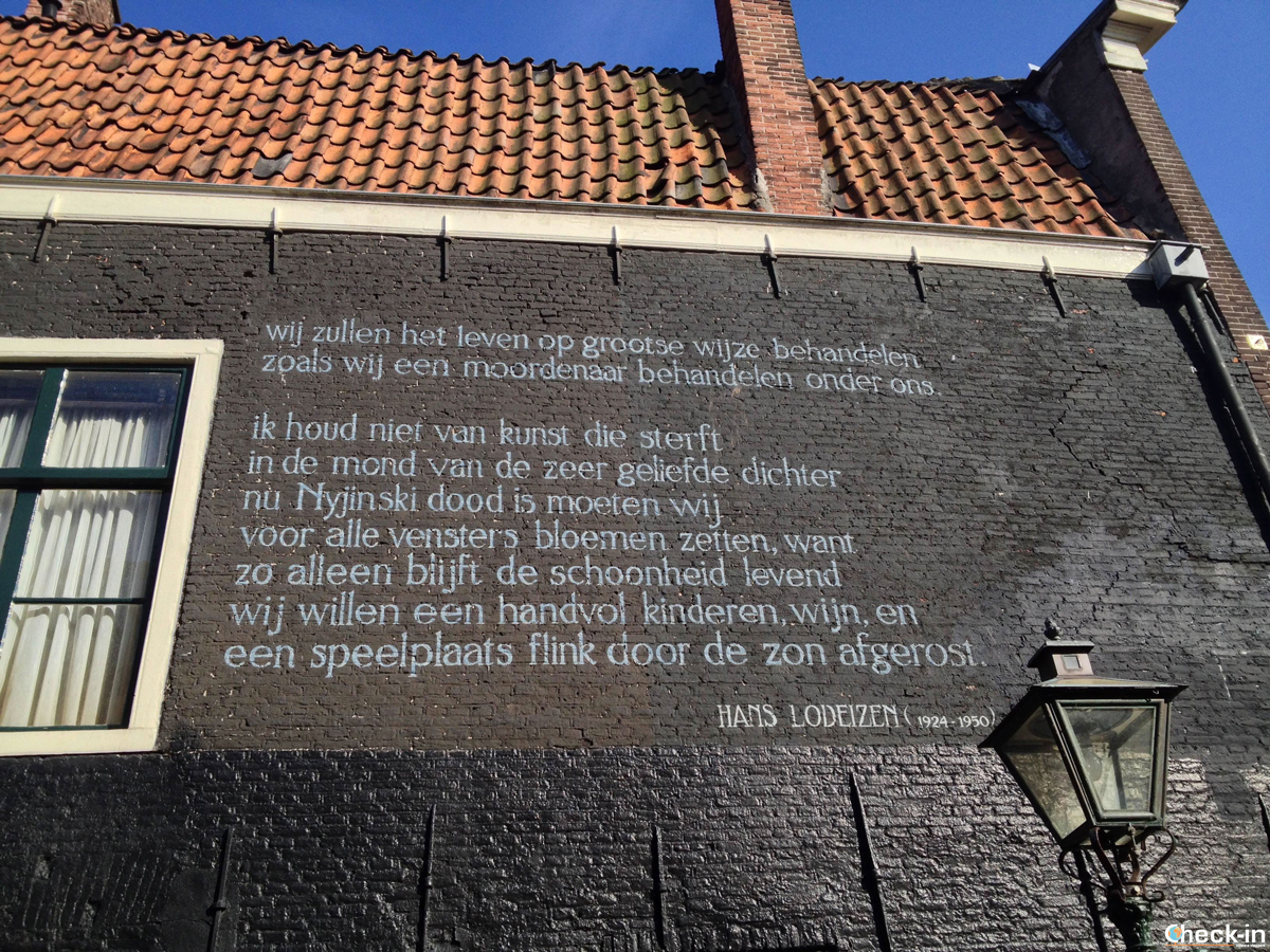 Le poesie sui muri di Leiden