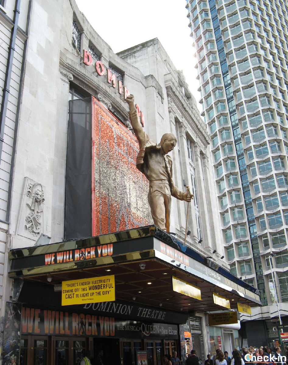 I luoghi dei Queen e Freddie Mercury a Londra: il Dominion Theatre