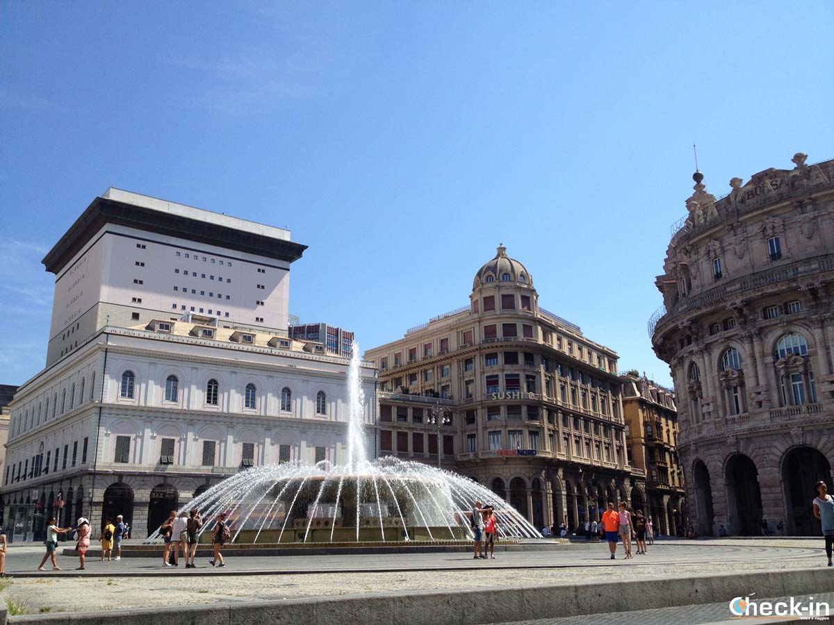 Cosa vedere nel centro storico di Genova: Piazza De Ferrari