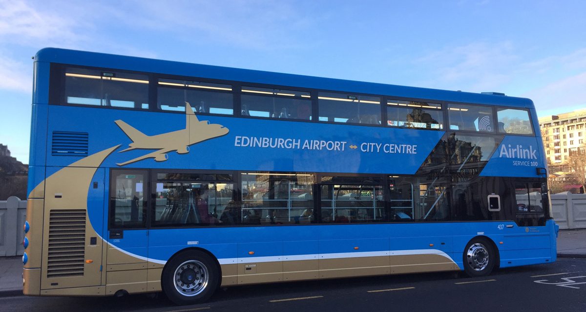 Edinburgh Airport How To Reach The City Centre By Airlink 100 Bus