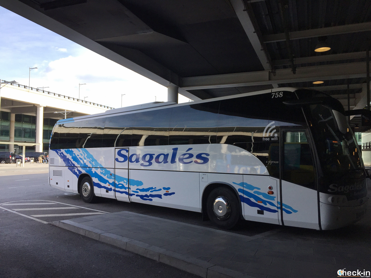 Sagalés è la compagnia d'autobus che collega Blanes all'aeroporto di Barcellona