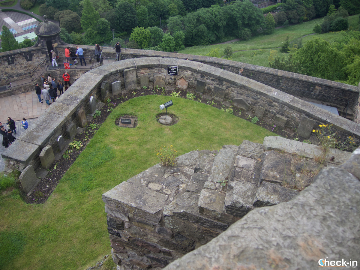 The Dog Cemetery at Edinburgh Castle, Scotland