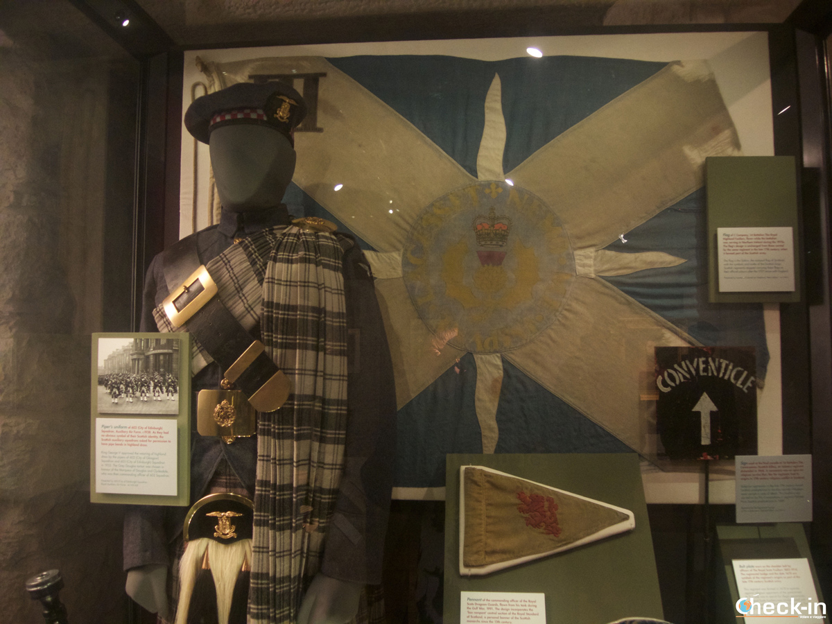 Visit of the Scottish National War Museum at Edinburgh Castle, Scotland