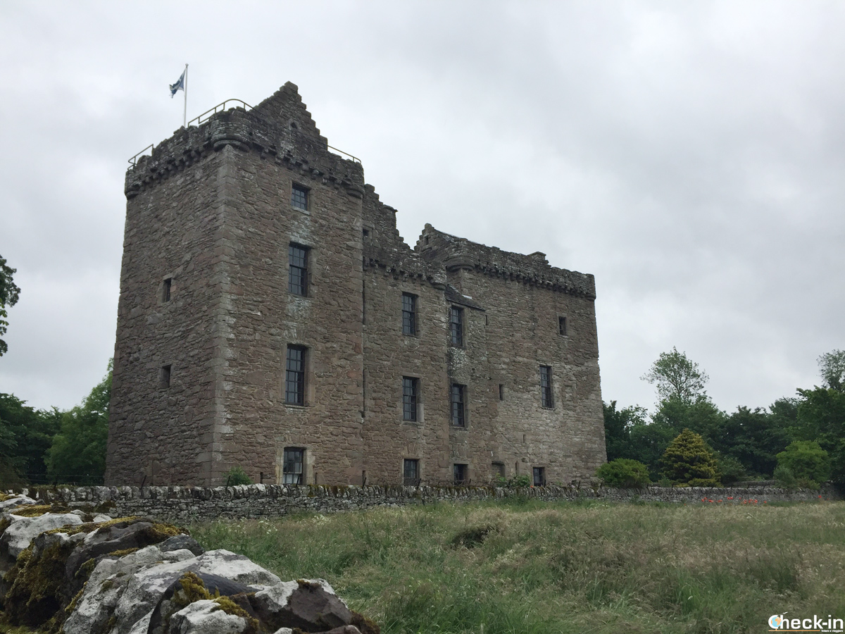 Scorcio dell'Huntingtower Castle a Perth - Scozia centrale