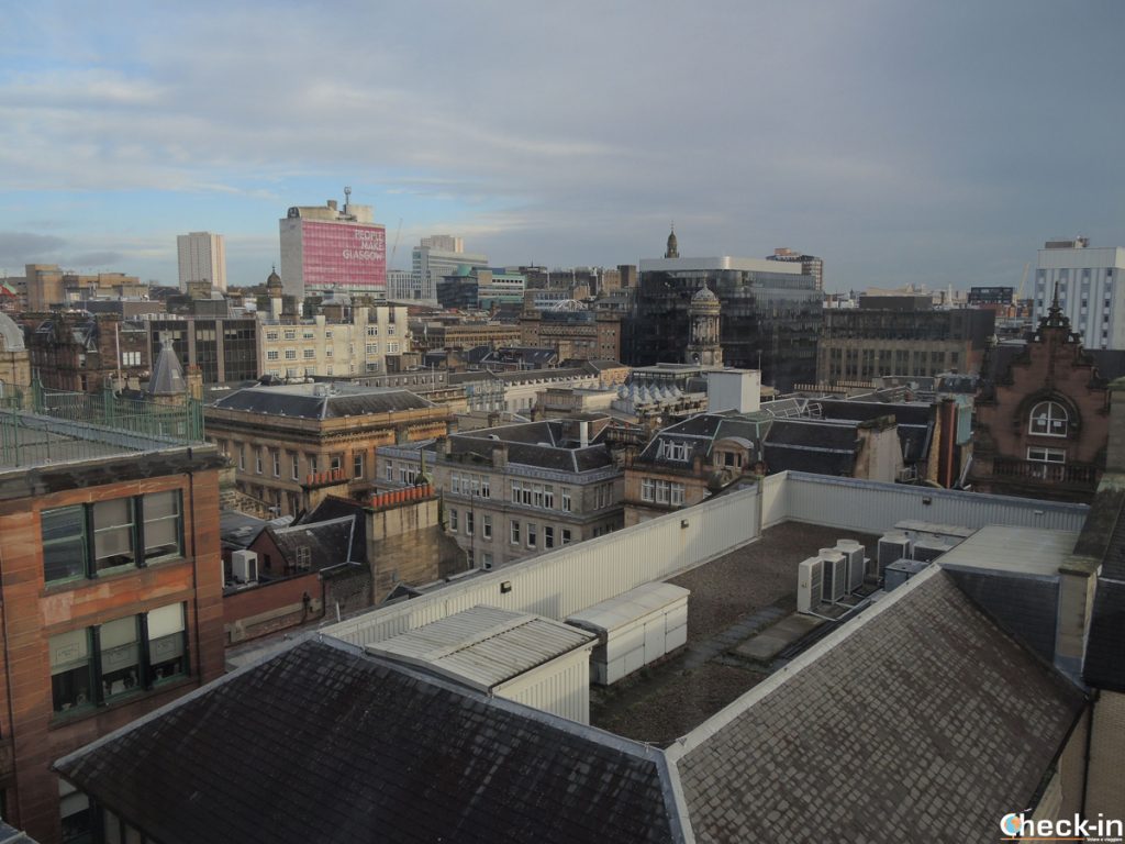 Vista a 360° di Glasgow da The Lighthouse