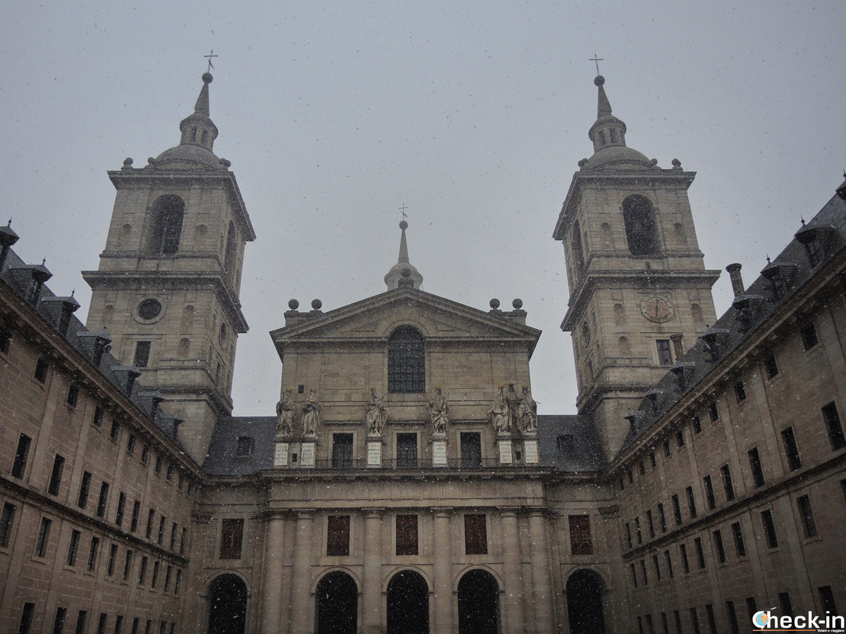 La Basilica del Monastero del Escorial in provincia di Madrid (Spagna)