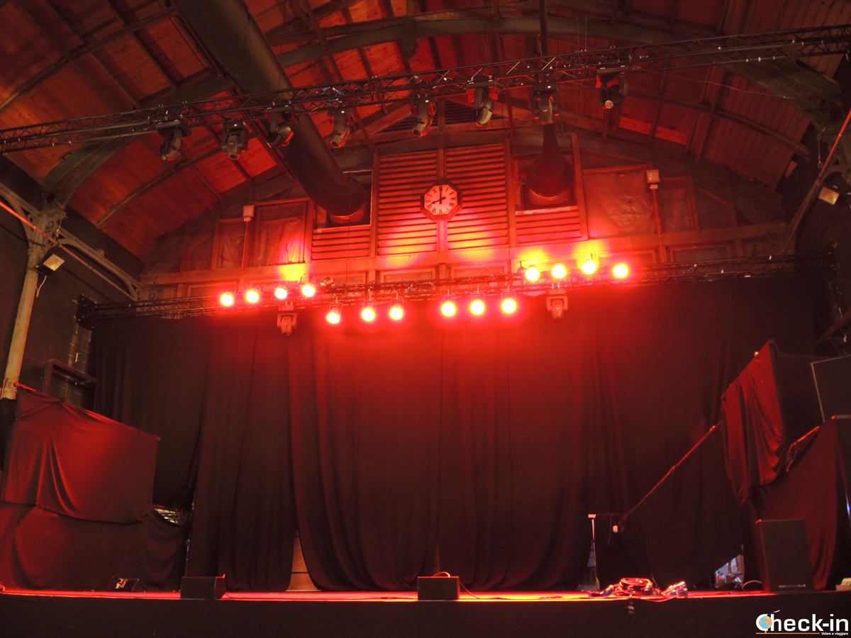 The stage at the Old Fruitmarket in Glasgow