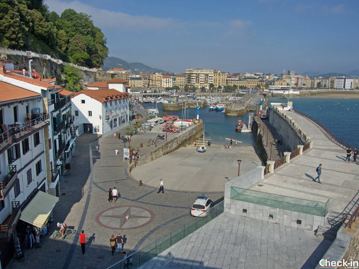Scorcio del porto turistico di San Sebastián (Spagna)