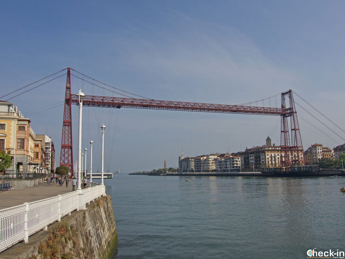 Il ponte di Bizkaia a Portugalete - Bilbao, Spagn