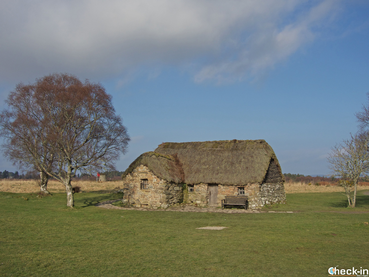 The Leanach Cottage at Culloden Battlefield - Inverness, Scotland