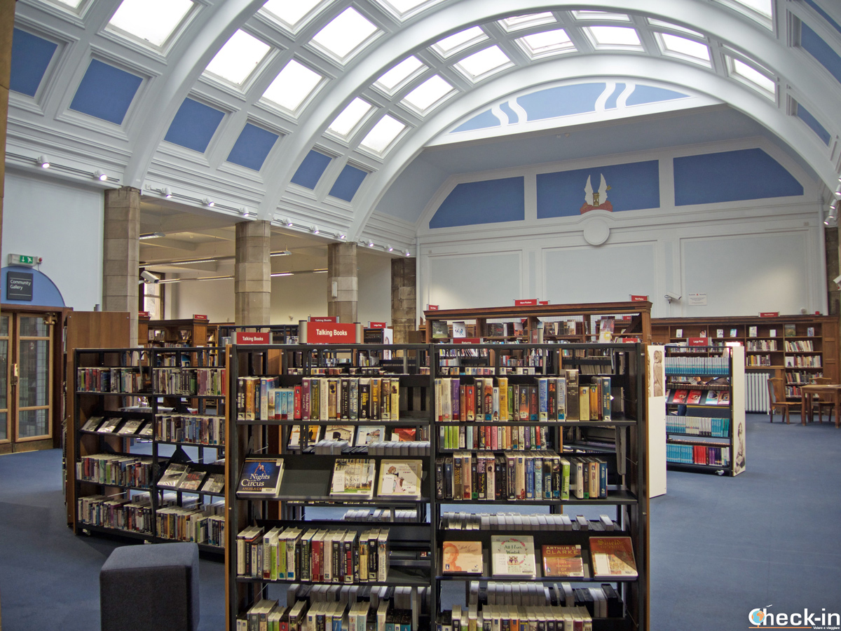 The Carnegie Library & Galleries in Dunfermline, Scotland
