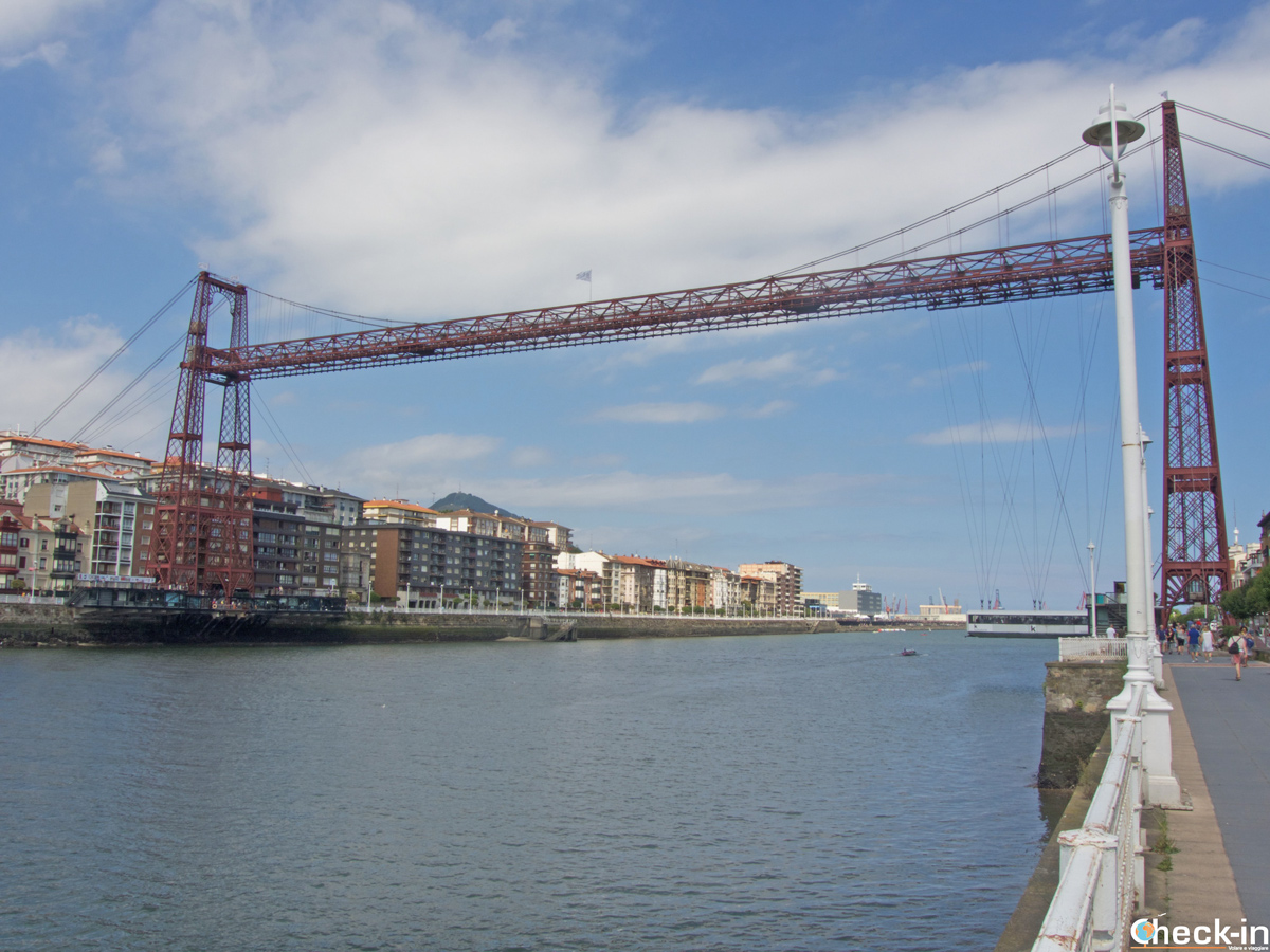 Il Ponte Bizkaia visto da Las Arenas (Areeta) - Paesi Baschi, Bilbao