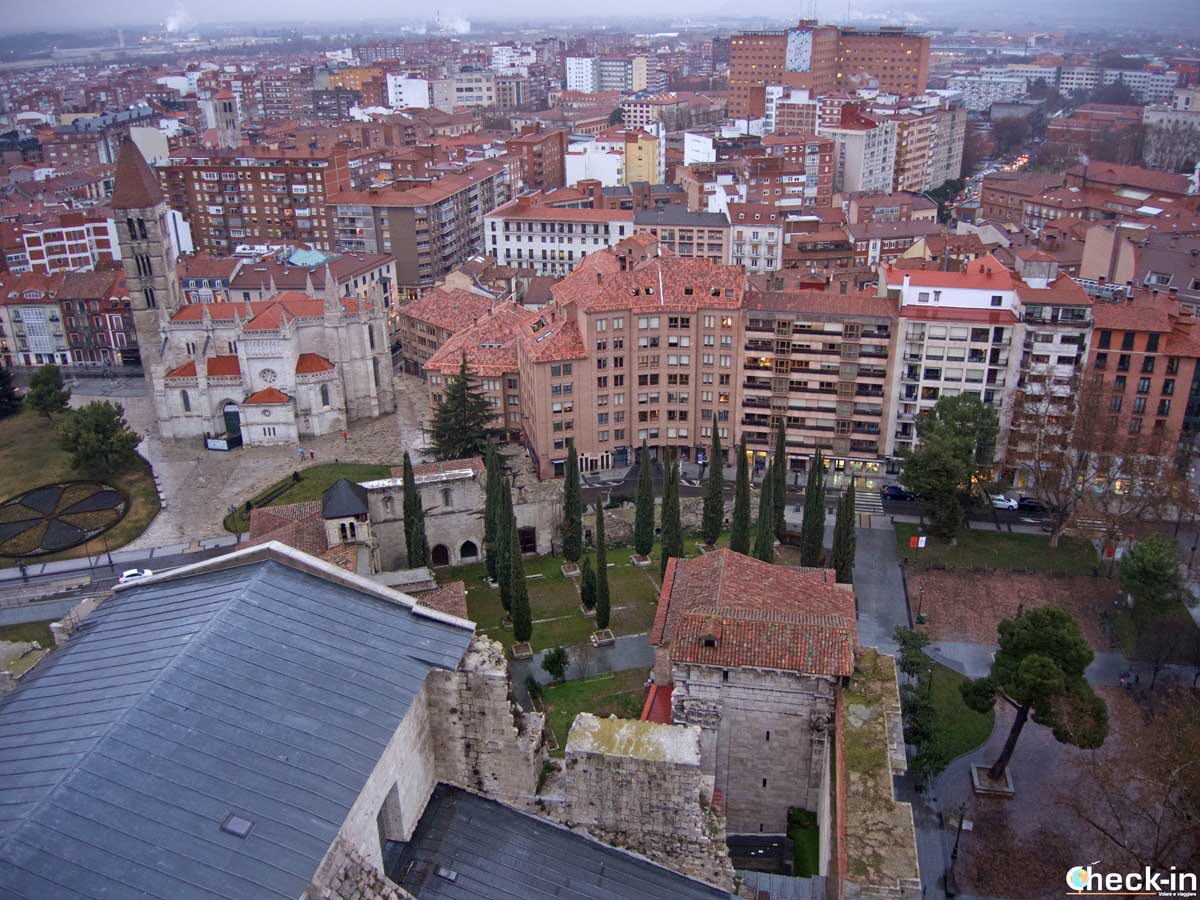 Vista panorámica de Valladolid de la torre de la Catedral