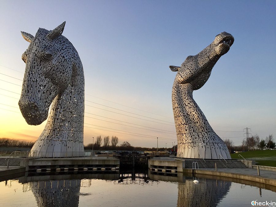 Cosa vedere a Falkirk: statue dei cavalli Kelpies