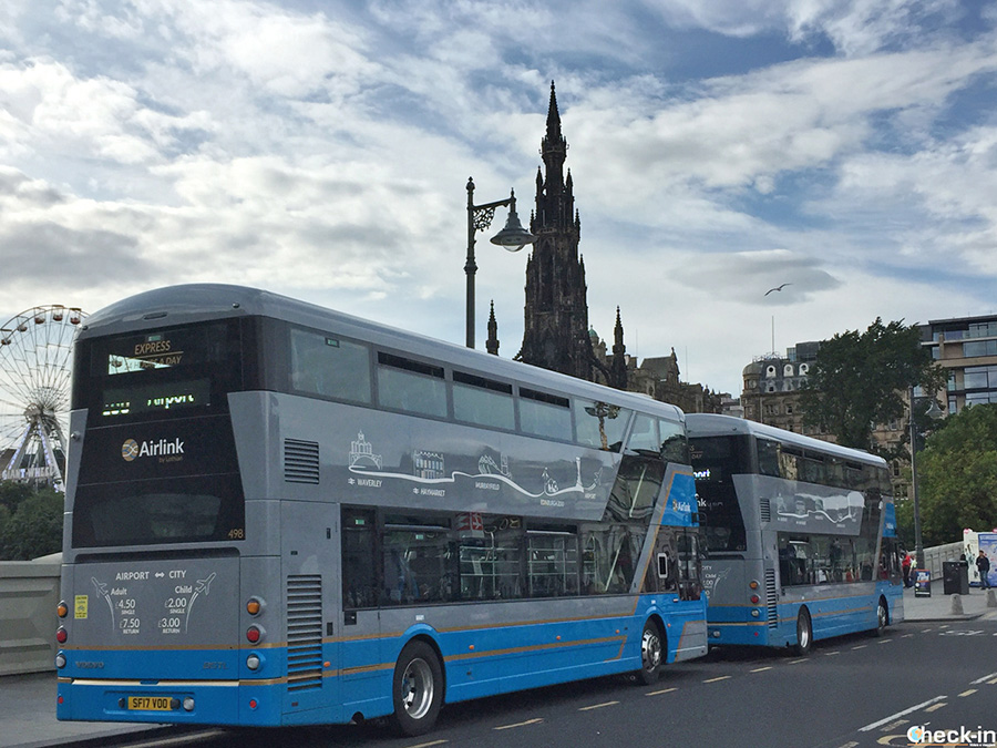 Cómo llegar al centro de Edimburgo desde el Aeropuerto: autobús Airlink 100