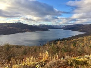 Viewpoint over Loch Katrine - Primrose Hill (Central Scotland)