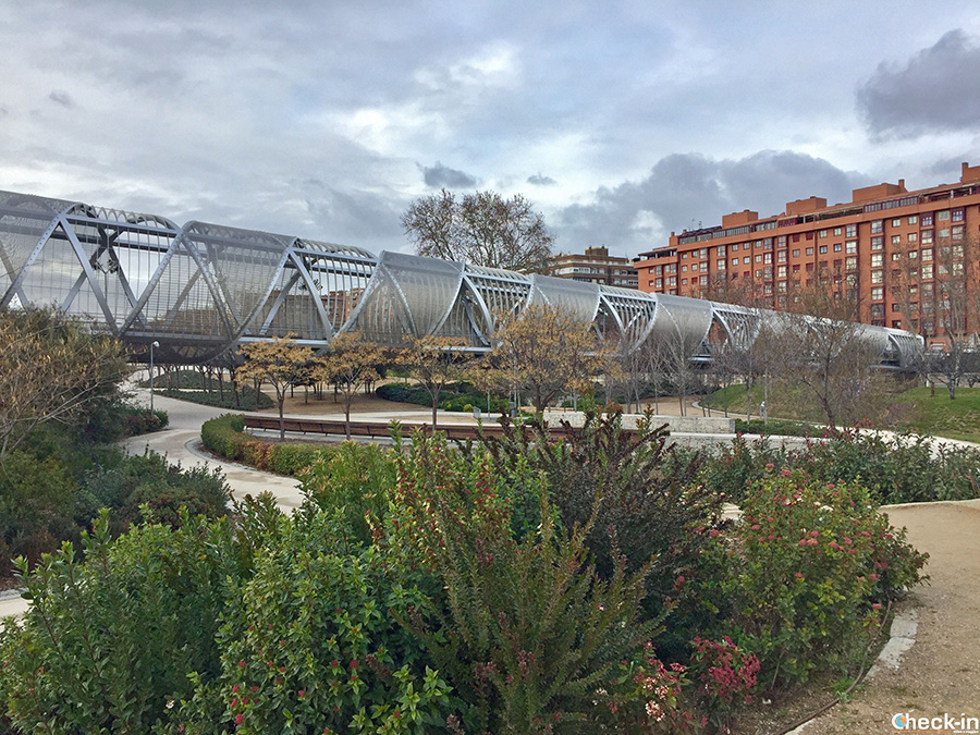 Puente de la Arganzuela en el parque Madrid Río
