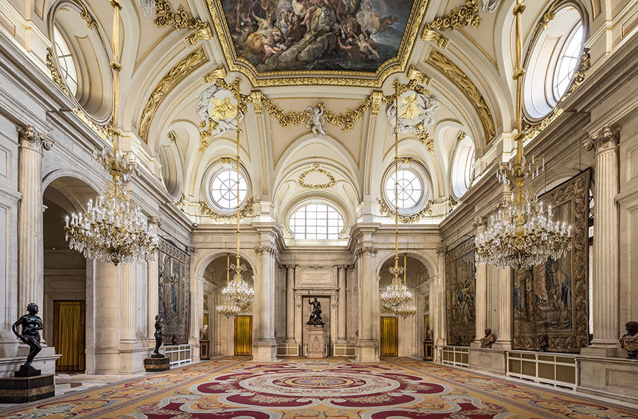 Visitas guiadas en el Palacio Real de Madrid: el Salón de Columnas