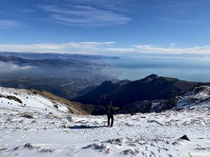 Terrazza panoramica sulla costa ligure dal monte Reixa - Parco naturale del Beigua