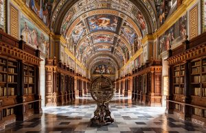 Espacios para visitar en El Escorial: la Biblioteca - Madrid, España del centro