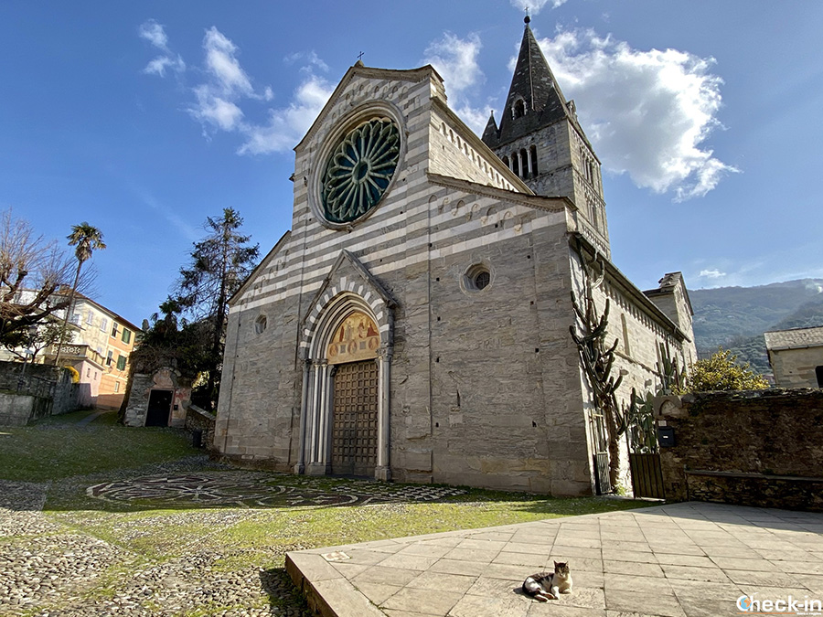Basilica dei Fieschi a Cogorno e "Via dell'Ardesia" - Liguria di levante