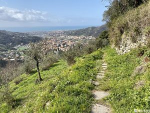Escursione nel levante ligure sulla "Via dell'Ardesia" sopra Lavagna in Val Fontanabuona (GE)