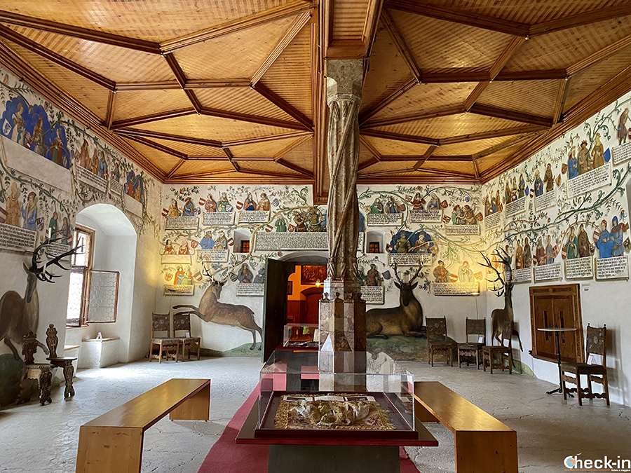 L'albero genealogico nella Sala degli Asburgo - Castello Tratzberg, Tirolo
