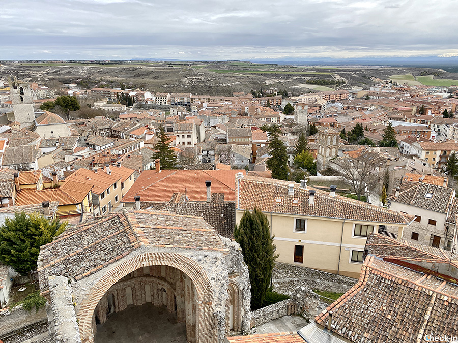 Mura di Cuéllar - Panorama sul borgo medievale - Castiglia e León, Spagna