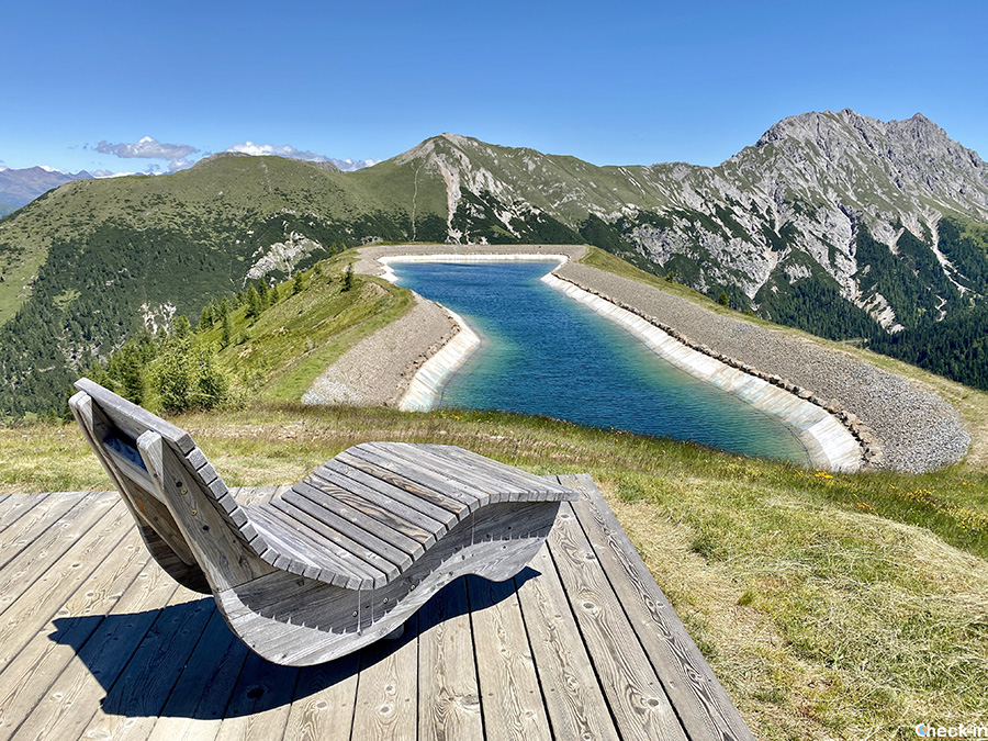 Relax su lago Speicherteiach - Funivia Golzentipp a Obertilliach (Osttirol)