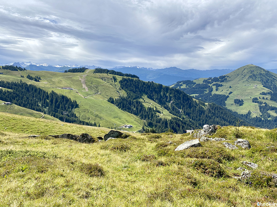 Monte Hohe Salve ed il massiccio del Großvenediger visti dal Wilder Kaiser
