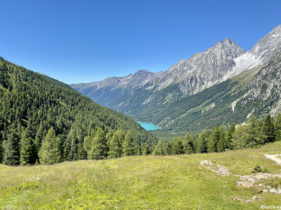 Lago di Anterselva dal Passo Stalle - Confine tra Alto Adige e Osttirol