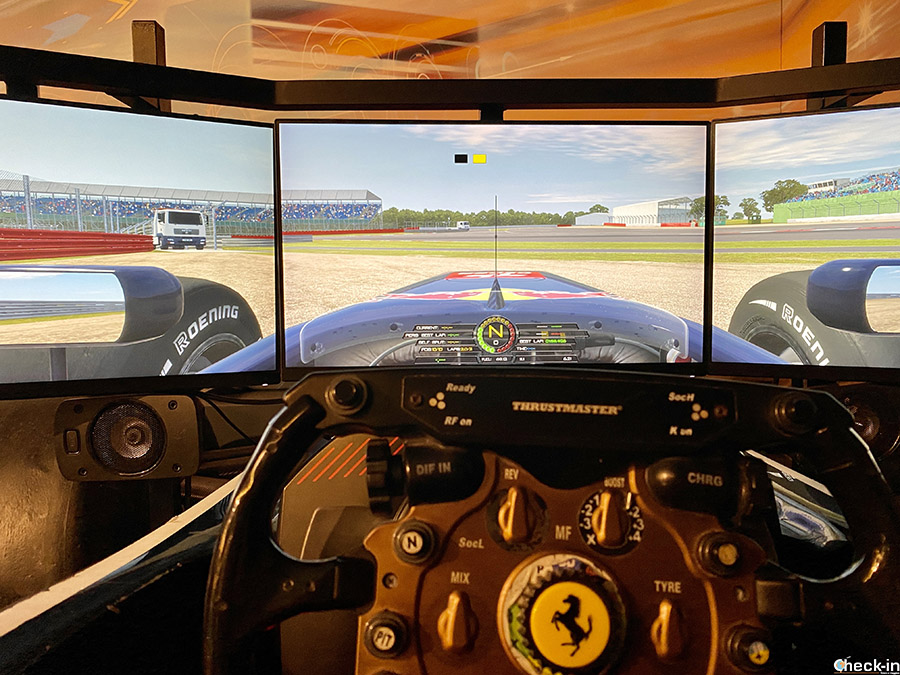 Visita del Museo di Nadal a Manacor: simulatore di Formula 1