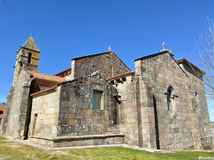 Chiesa di Santa María das Areas a Finisterre, ultima tappa del Cammino da Santiago al Faro de Cabo Fisterra