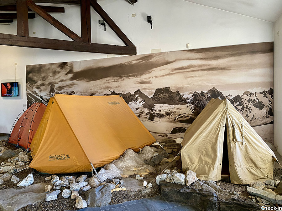 Evoluzione delle tende per cambi base delle spedizioni extraeuropee - Museo della montagna di Torino