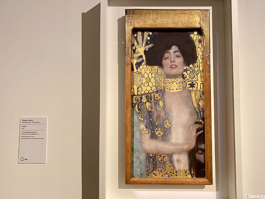 Collezione di opere di Klimt al Belvedere Superiore di Vienna - "Giuditta", 1901