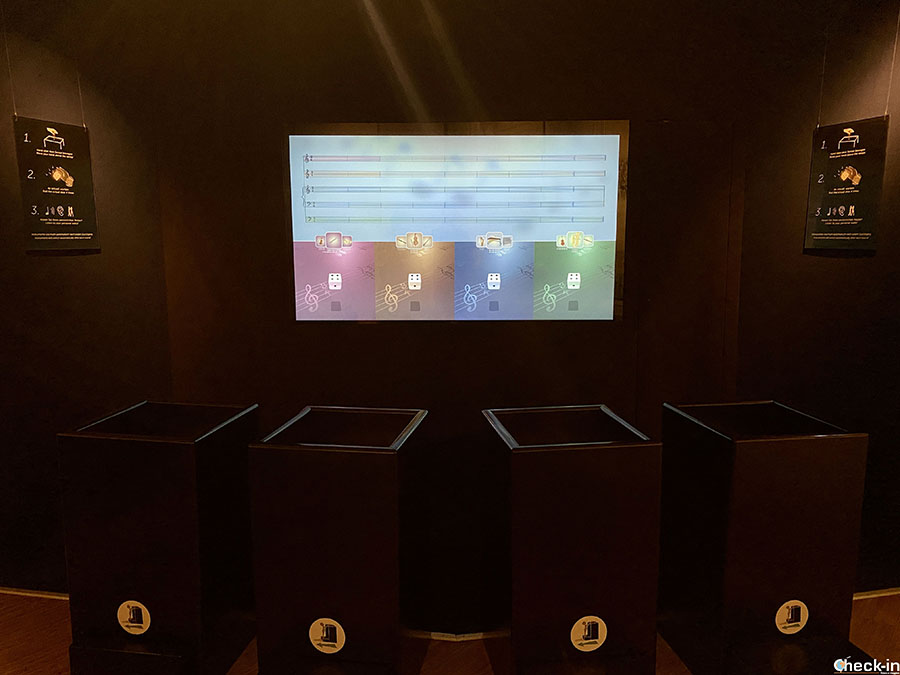 Walzer coi dadi, un gioco interattivo presente nella Casa della Musica di Vienna