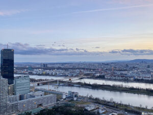 Panoramic view from the Danube Tower: discount ticket with the Vienna City Card
