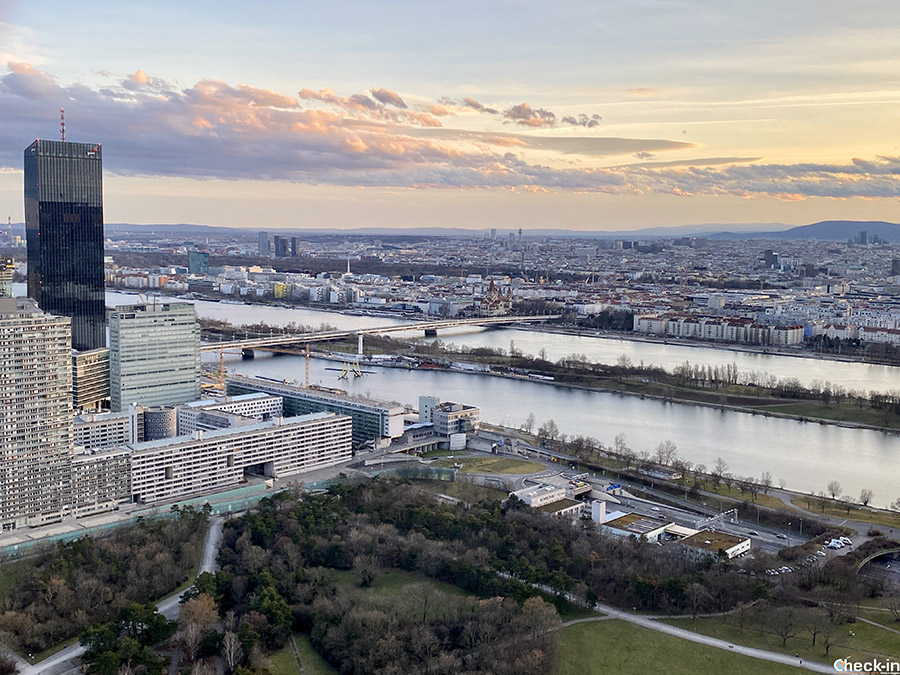 Best views from above in Vienna: the Danube Tower