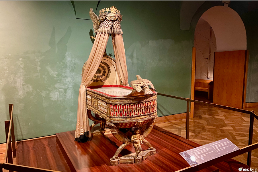 The cradle of the King of Rome, gifted to Napoleon