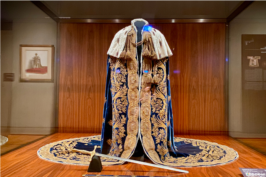 Coronation mantle and sword of the Lombardy-Veneto Kingdom