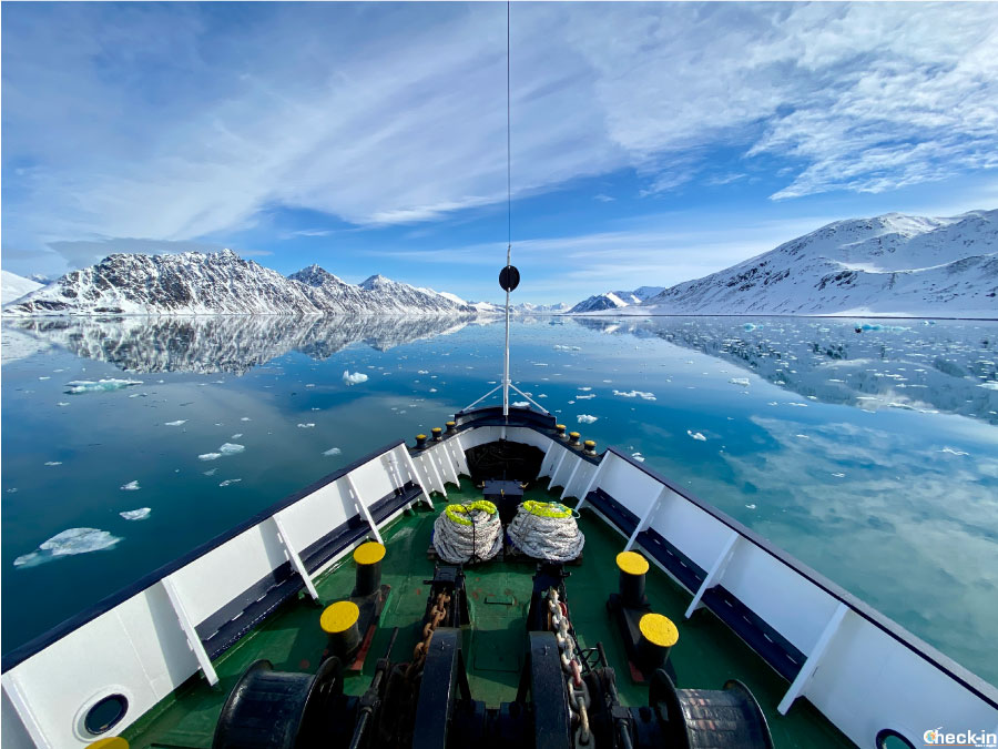 Luoghi da cartolina delle Svalbard: il ghiaccio Lilliehöök
