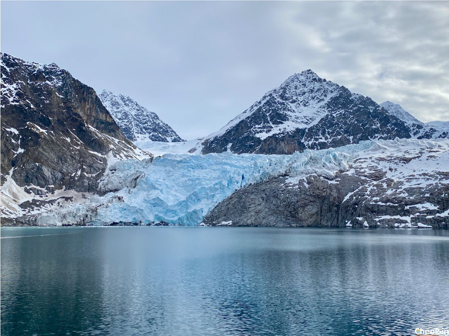 Natura artica incontaminata e riscaldamento globale: ghiacciaio Mayer/Tinayre nelle Svalbard