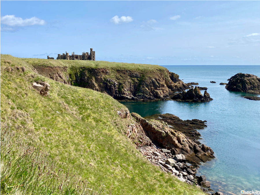 Castelli dell'Aberdeenshire da vedere: lo Slains Castle a Cruden Bay (Scozia)
