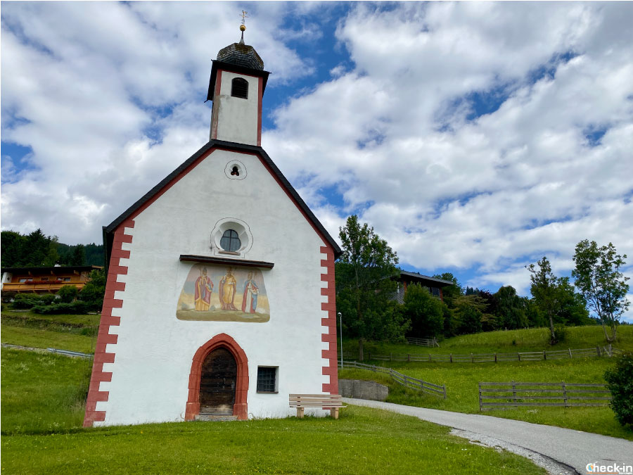 Itinerario ad anello a Matrei am Brenner: chiesa San Nikolaus a Schöfens