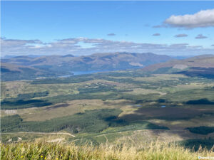 Panorama dallo Sgurr Finnisg-aig viewpoint - Funivia Nevis range