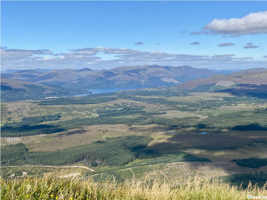 Panorama dallo Sgurr Finnisg-aig viewpoint - Funivia Nevis range