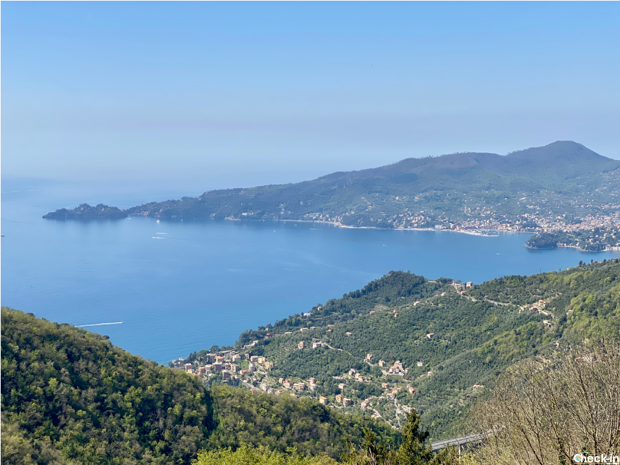 Passo dell'Anchetta e belvedere sul Golfo del Tigullio (Liguria di levante)